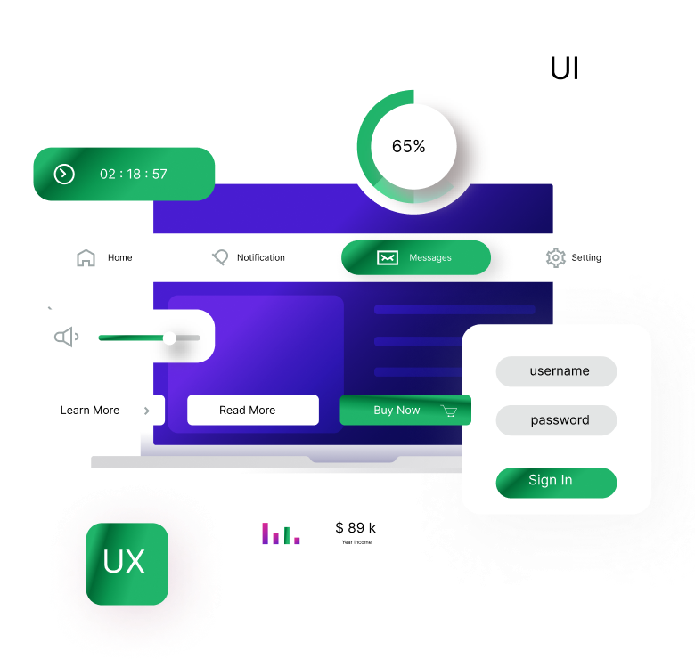 Choose Us For website and mobile application UI UX Design service